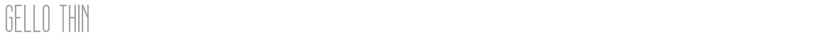 Gello font preview